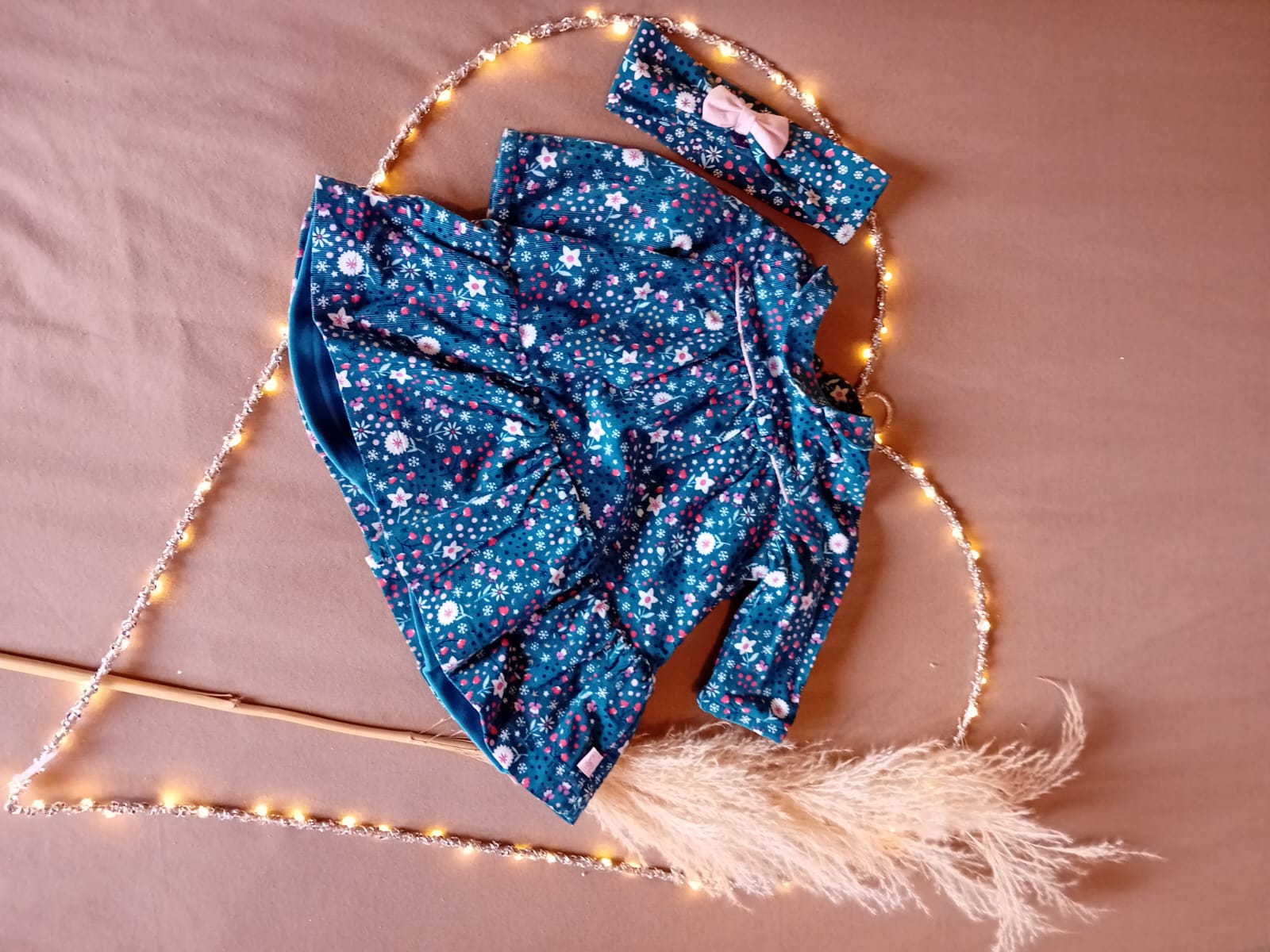 Ensemble robe,gilet et bandeau 3