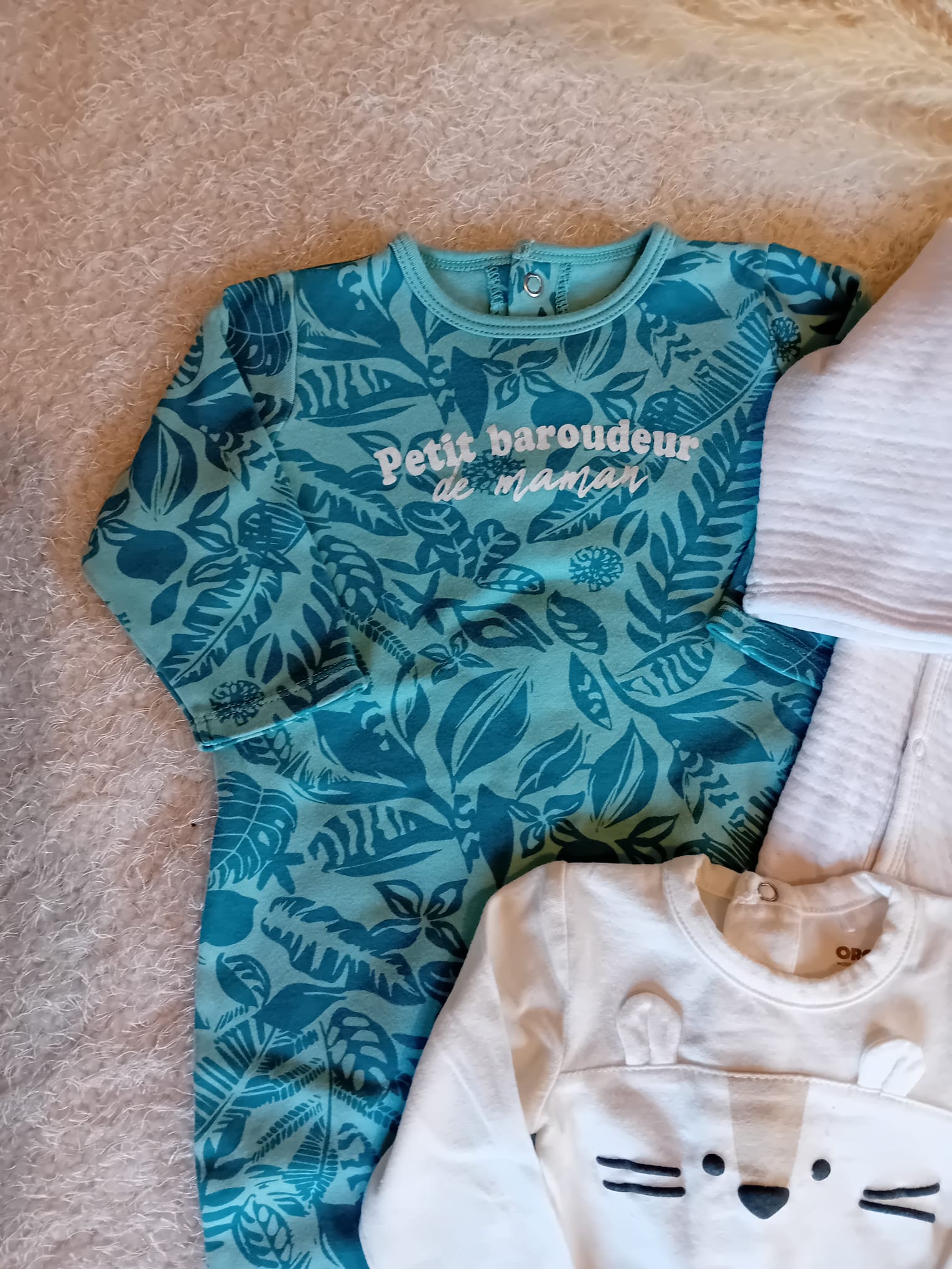 Lot de 2 pyjamas et body 2