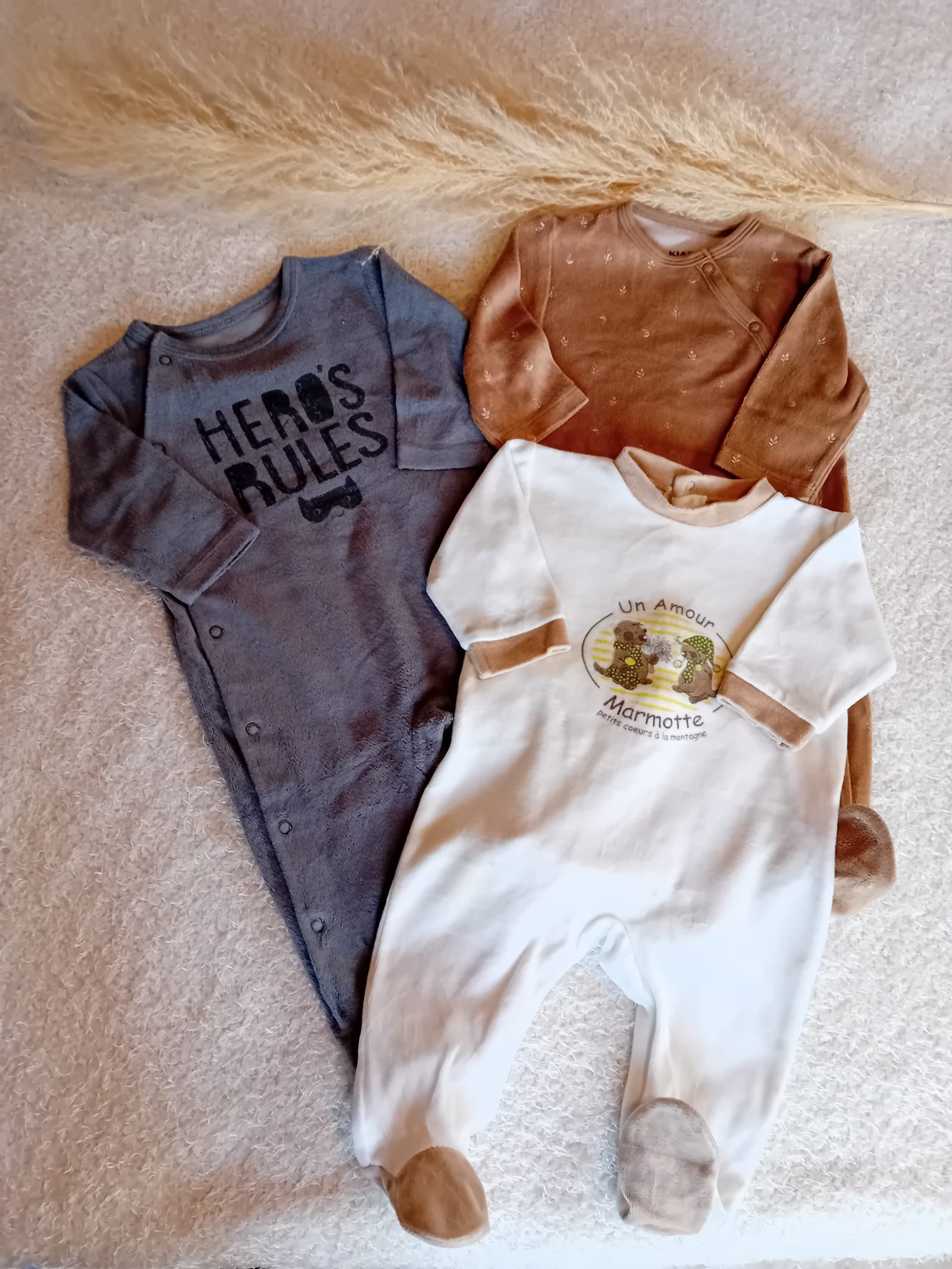 Lot de 3 pyjamas