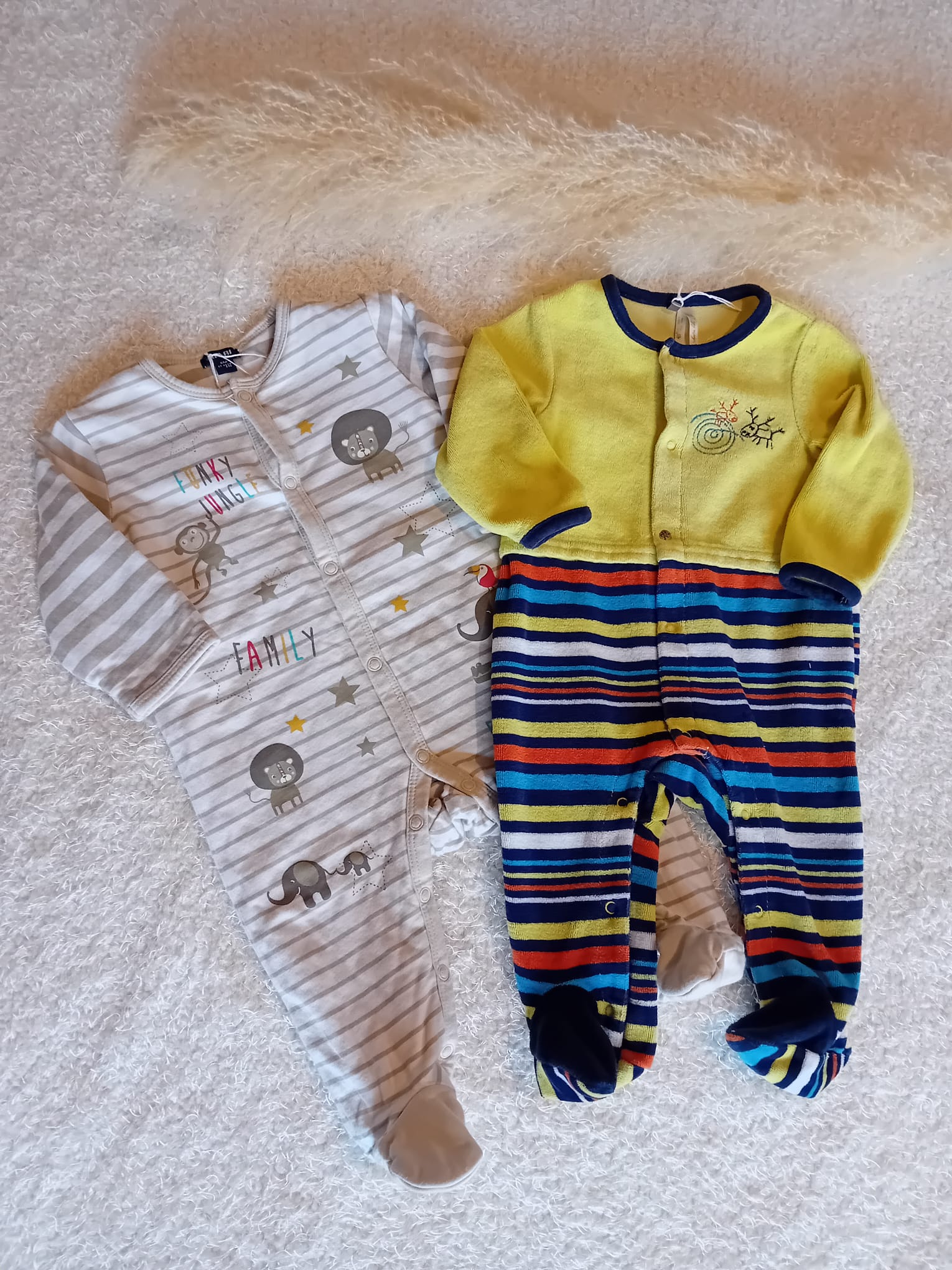 Lot de 2 pyjamas épais 